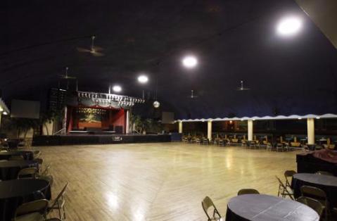 AP/The dance floor Surf Ballroom in Clear Lake as it looks today. 