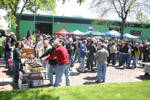 The area around Benz Beverage Depot, 501 Seventh Ave. SE, Cedar Rapids SE, came to life during the Fifth Annual Beer Fest benefitting the Downtown District on May 16. 